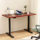 Artiss Standing Desk Motorised Dual Motor Walnut 140CM - Mekamart Australia