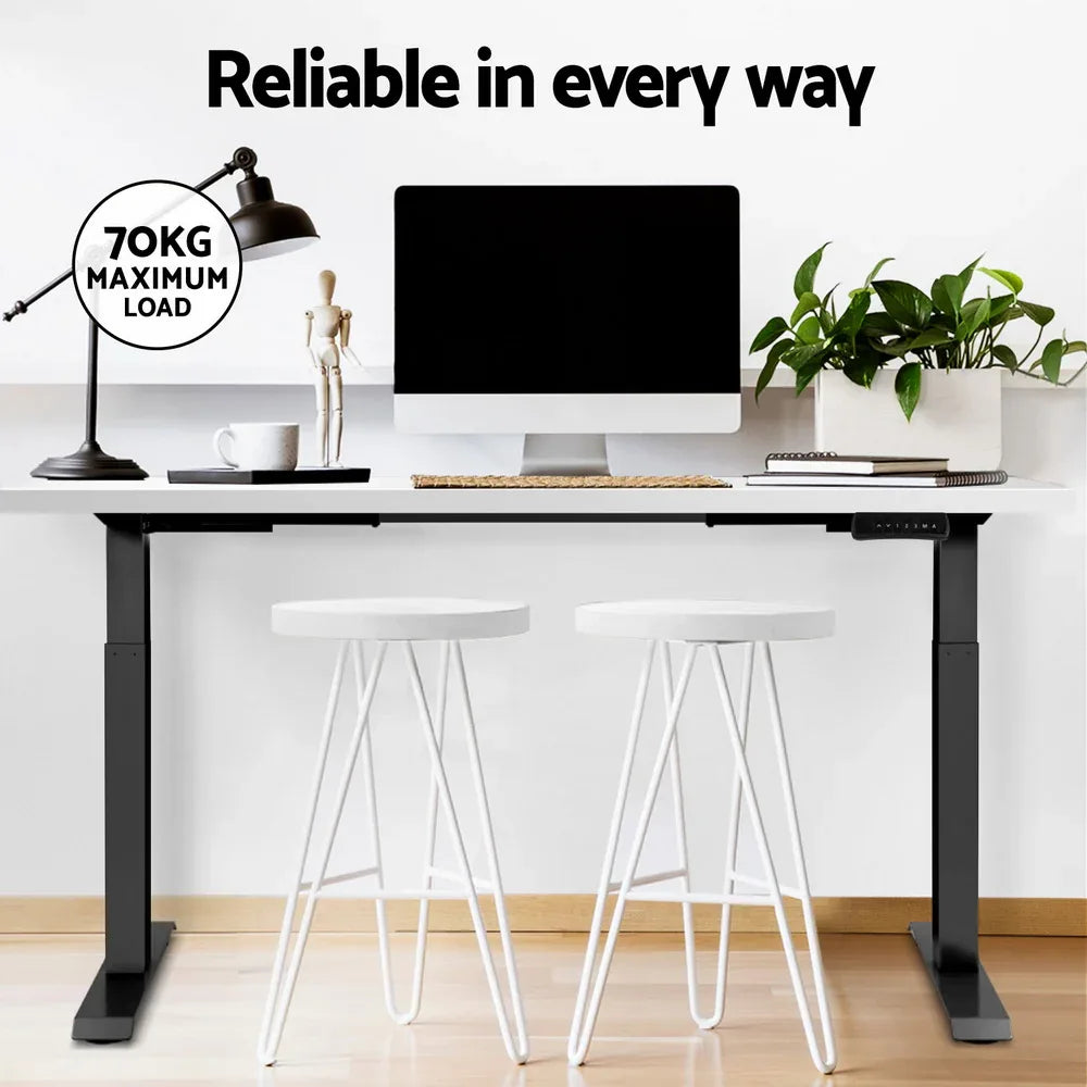 Artiss Standing Desk Motorised Dual Motor White 140CM - Mekamart Australia