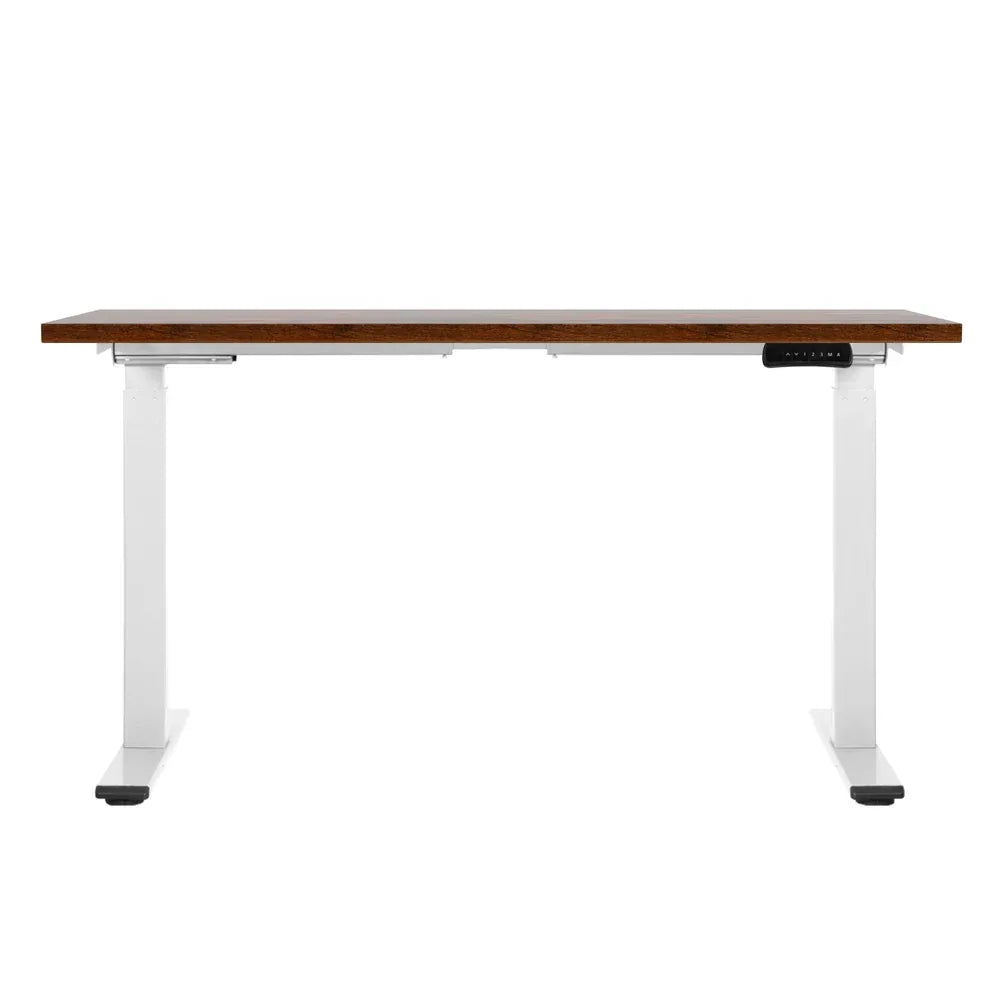 Artiss Standing Desk Motorised Dual Motor 140CM Rustic Brwon - Mekamart Australia