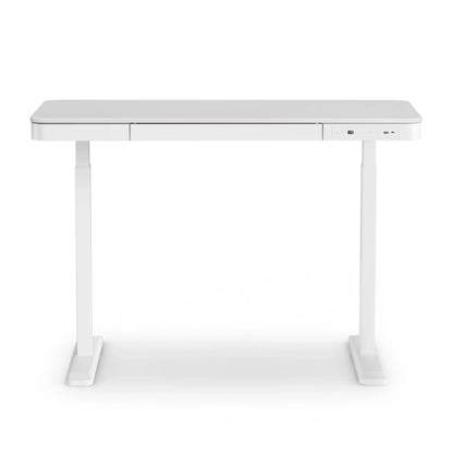 Artiss Standing Desk Motorised Electric Desks Drawer 120CM White - Mekamart Australia