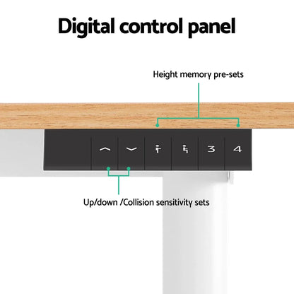 120CM Artiss Electric Standing Desk Sit Stand Desks Home Office Computer Desk - Mekamart Australia
