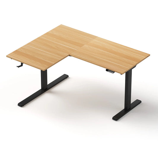 Artiss L-Shape Electric Standing Desk Sit Stand Up Height Adjustable Motorised - Mekamart Australia