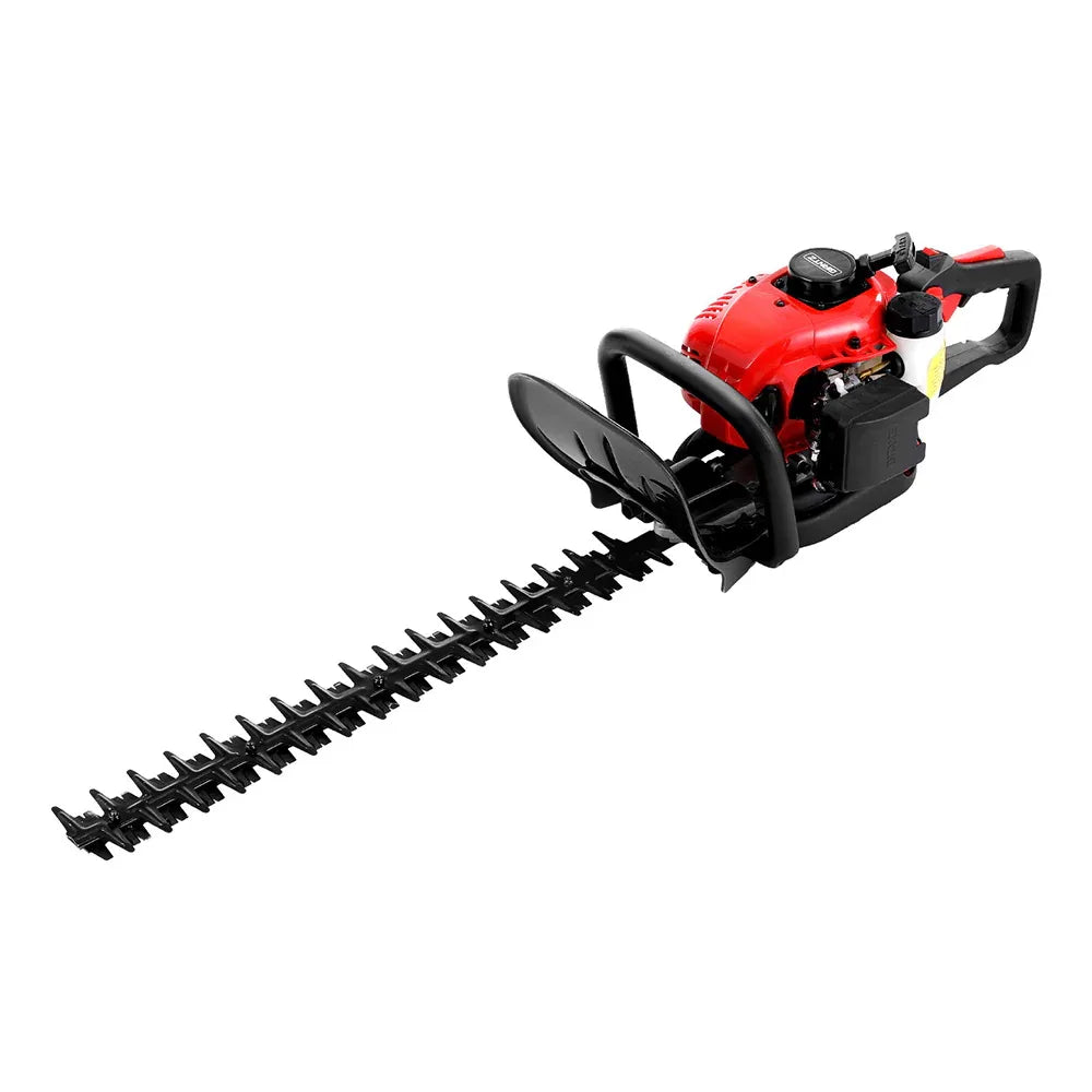 Giantz 25.4CC Petrol Hedge Trimmer 24" Dual Blade Tree Grass Garden Tool - Mekamart Australia