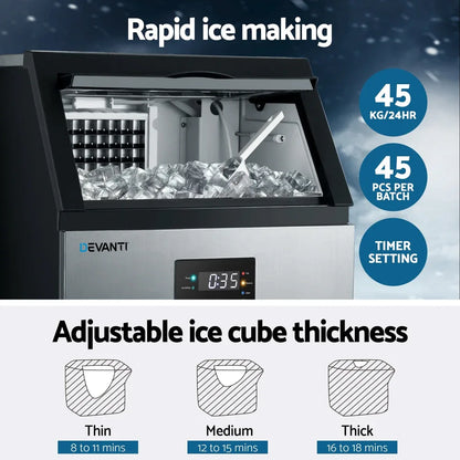 Devanti 45kg Ice Maker Commercial Machine - Mekamart Australia