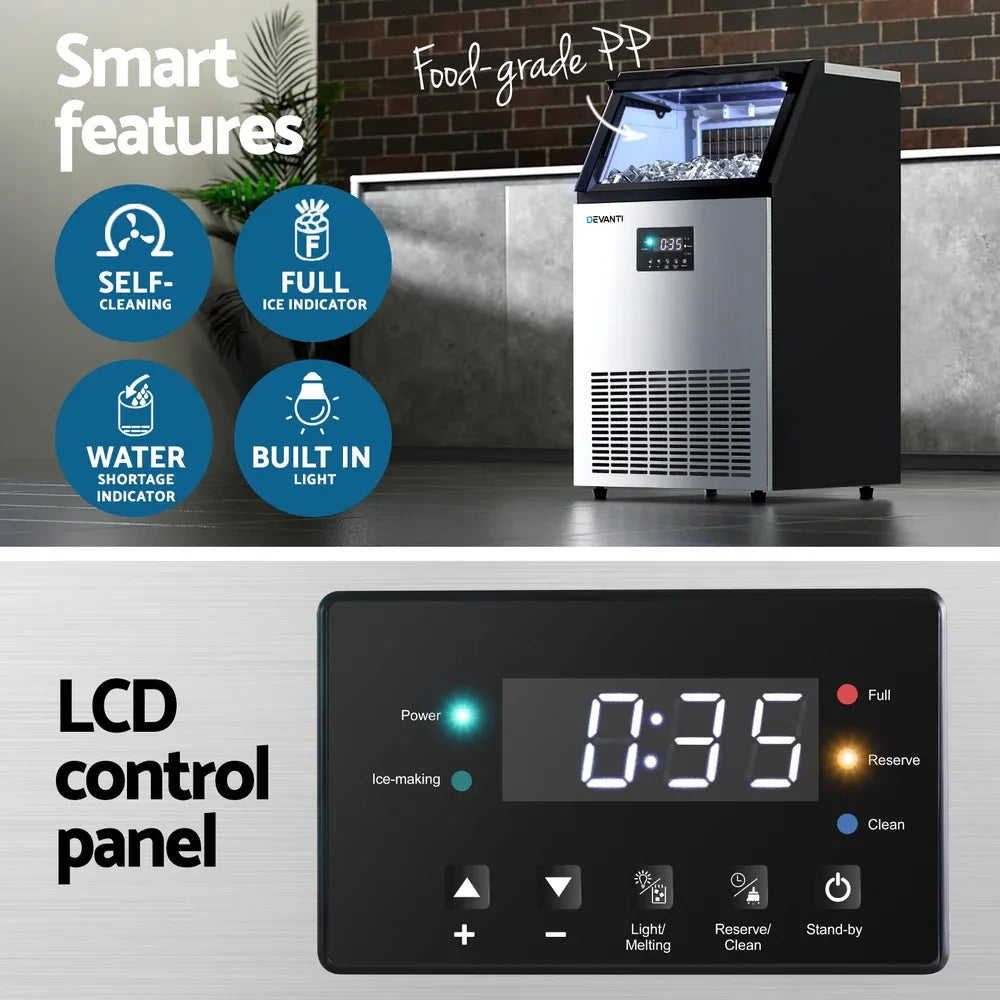 Devanti 45kg Ice Maker Commercial Machine - Mekamart Australia