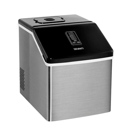 Devanti 18kg Ice Maker Machine Stainless Steel - Mekamart Australia