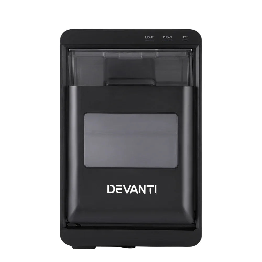 Devanti Ice Maker Machine 20kg Chewable Nugget Ice Countertop w/Self Cleaning - Mekamart Australia