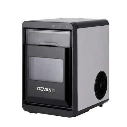 Devanti Ice Maker Machine 20kg Chewable Nugget Ice Countertop w/Self Cleaning - Mekamart Australia