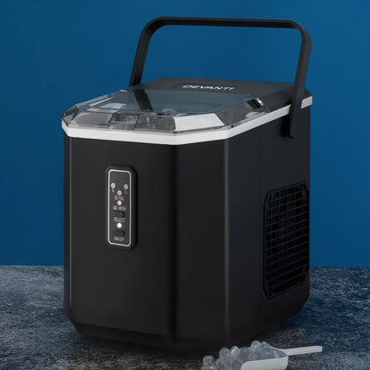 Devanti 12kg Ice Maker Machine 1.3L w/Scoop Holder Black - Mekamart Australia
