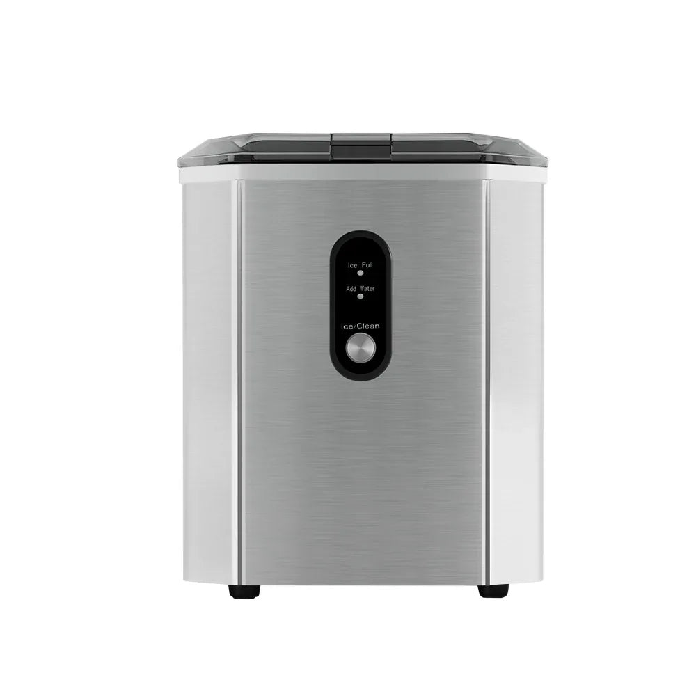 Devanti Portable Ice Maker Machine Ice Cube 12kg Bar Countertop Stainless Steel - Mekamart Australia