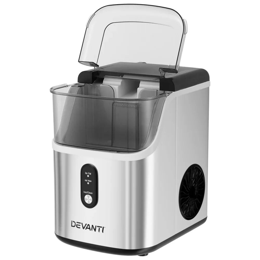Devanti Ice Maker Machine 15kg Nugget Ice Cube - Mekamart Australia