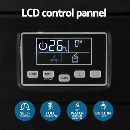 Devanti Commercial Ice Maker Cube Machine 30kg - Mekamart Australia