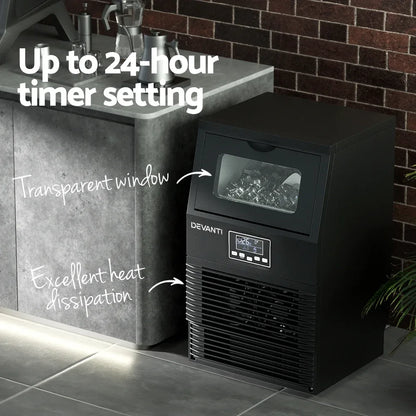 Devanti Commercial Ice Maker Cube Machine 30kg - Mekamart Australia