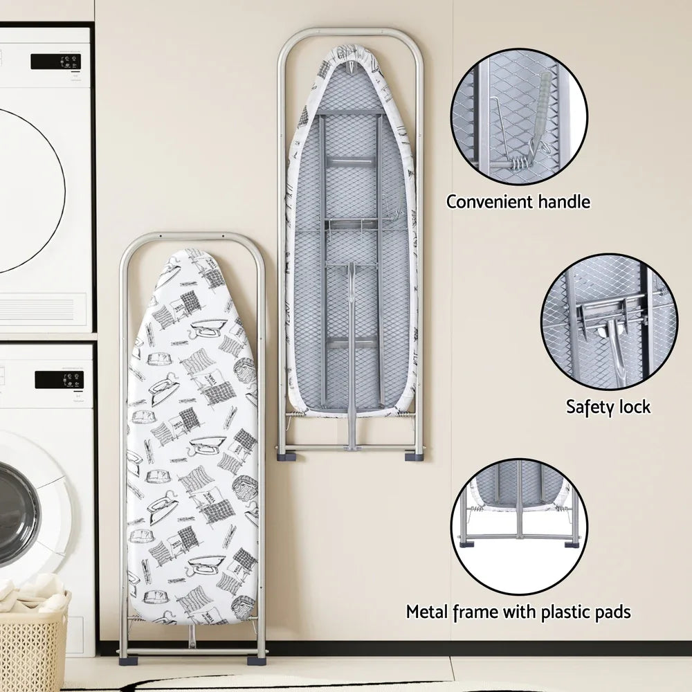Artiss Ironing Board Wall Mounted Foldable White - Mekamart Australia
