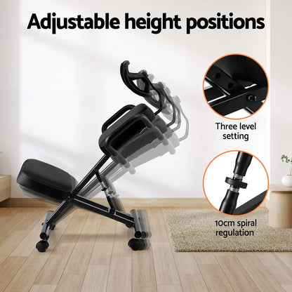 Artiss Kneeling Chair Ergonomic Office Home Knee Seat Posture Back Stretch Rest - Mekamart Australia