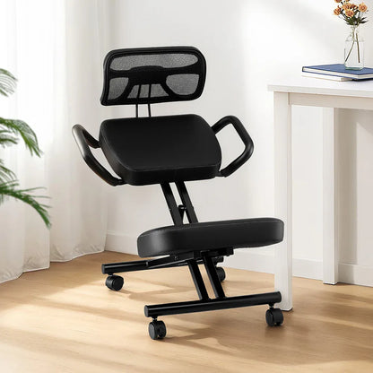 Artiss Kneeling Chair Ergonomic Office Home Knee Seat Posture Back Stretch Rest - Mekamart Australia