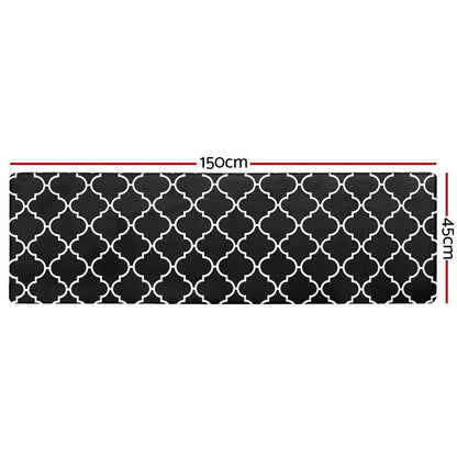 Artiss Kitchen Mat 45x150cm PVC Floor Rug Carpet Non-slip Gina - Mekamart Australia