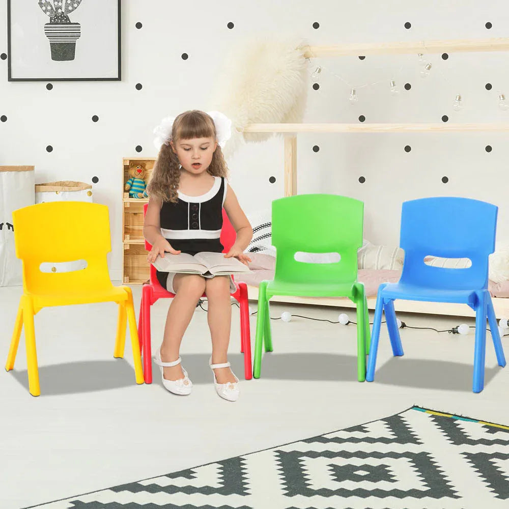 Keezi Kids Chairs Set Plastic Set of 4 Activity Study Chair 50KG - Mekamart Australia