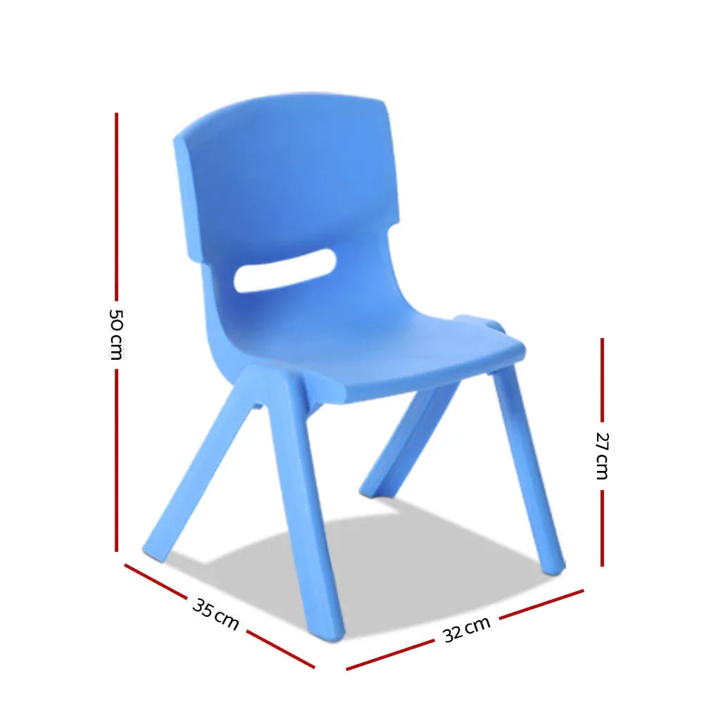 Keezi Kids Chairs Set Plastic Set of 4 Activity Study Chair 50KG - Mekamart Australia