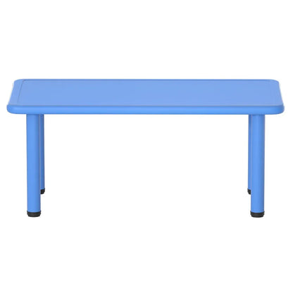 Keezi Kids Table Plastic Square Activity Study Desk 60X120CM - Mekamart Australia