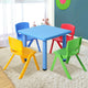 Keezi 5PCS Kids Table and Chairs Set Children Study Desk Furniture Plastic 4 Chairs - Mekamart Australia