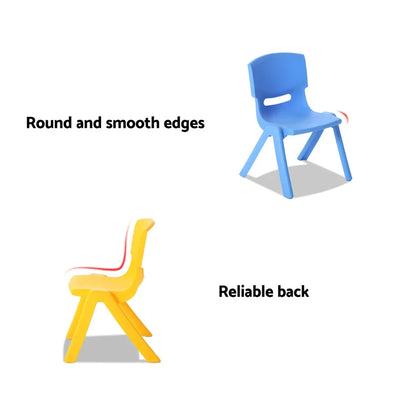 Keezi 9PCS Kids Table and Chairs Set Children Study Desk Furniture Plastic 8 Chairs - Mekamart Australia