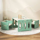 Keezi 3PCS Kids Table and Chairs Set HDPE - Mekamart Australia
