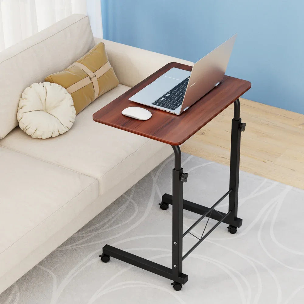 Artiss Laptop Desk Table Adjustable 60CM Dark Wood - Mekamart Australia