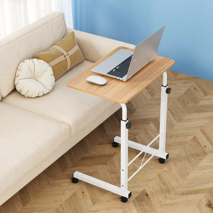 Artiss Laptop Desk Table Adjustable 60CM Light Wood - Mekamart Australia