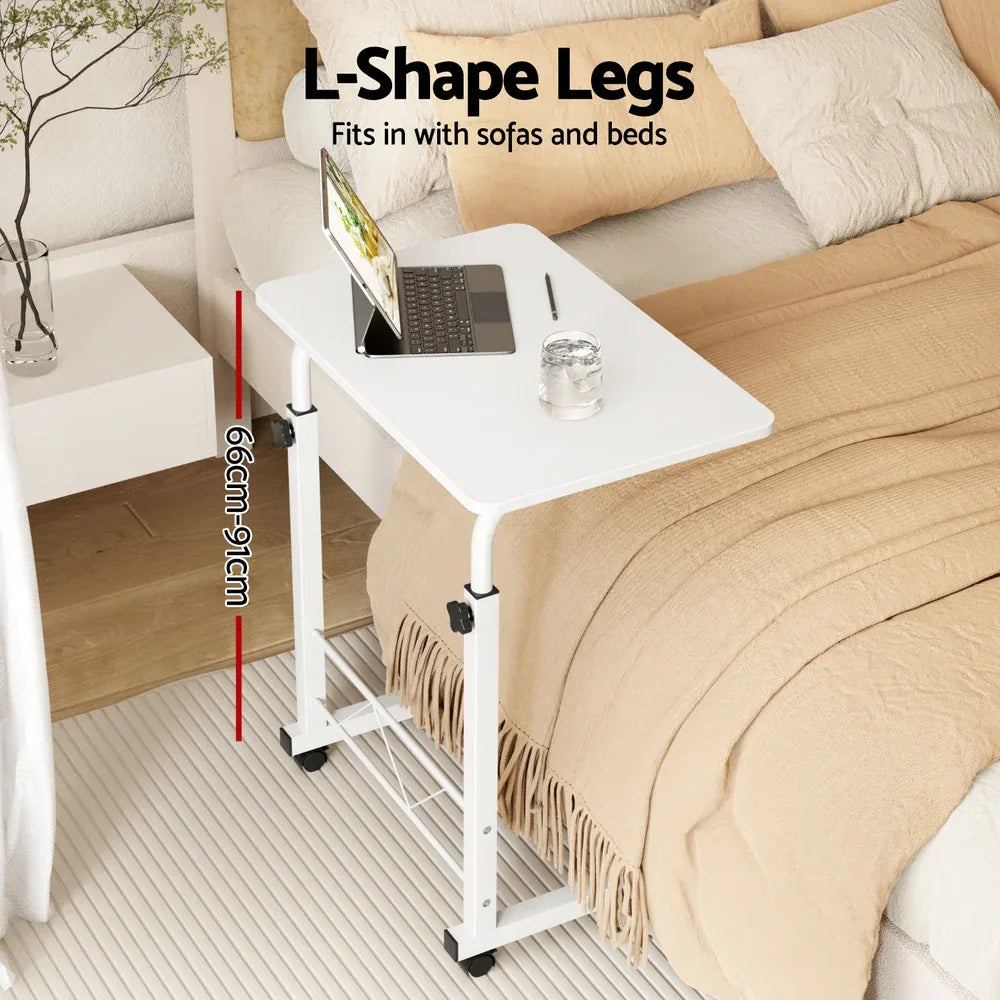 Artiss Laptop Desk Table Adjustable 60CM White - Mekamart Australia
