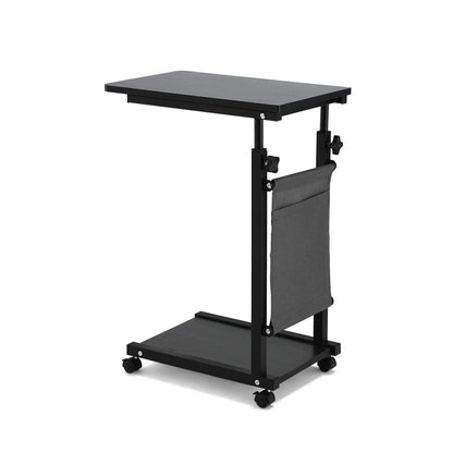 Artiss Laptop Desk Height Adjustable Mobile Workstation Computer Desks 48CM Black - Mekamart Australia