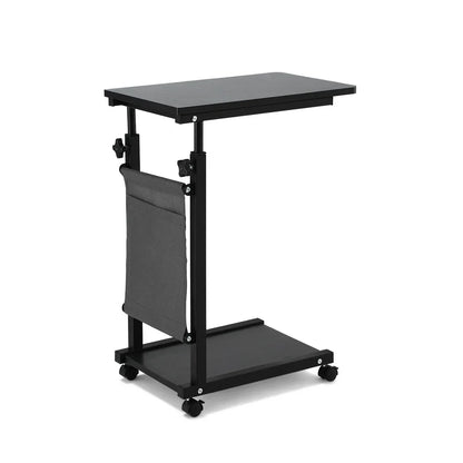 Artiss Laptop Desk Height Adjustable Mobile Workstation Computer Desks 48CM Black - Mekamart Australia