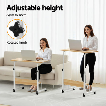 Artiss Laptop Desk Portable Sit Stand Desks Height Adjustable Workstation 80CM