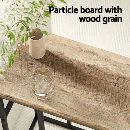 Artiss Coffee Table Side Table Walnut Anika - Mekamart Australia
