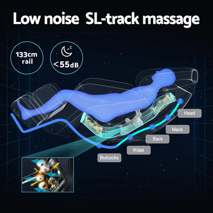 Livemor Massage Chair Electric Recliner Home Massager 3D ROLI - Mekamart Australia