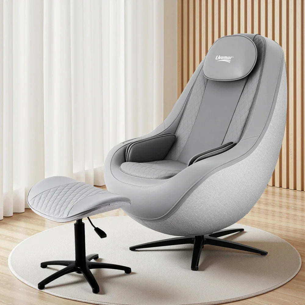 Livemor Massage Chair Electric Recliner Home Massager 3D ROLI - Mekamart Australia