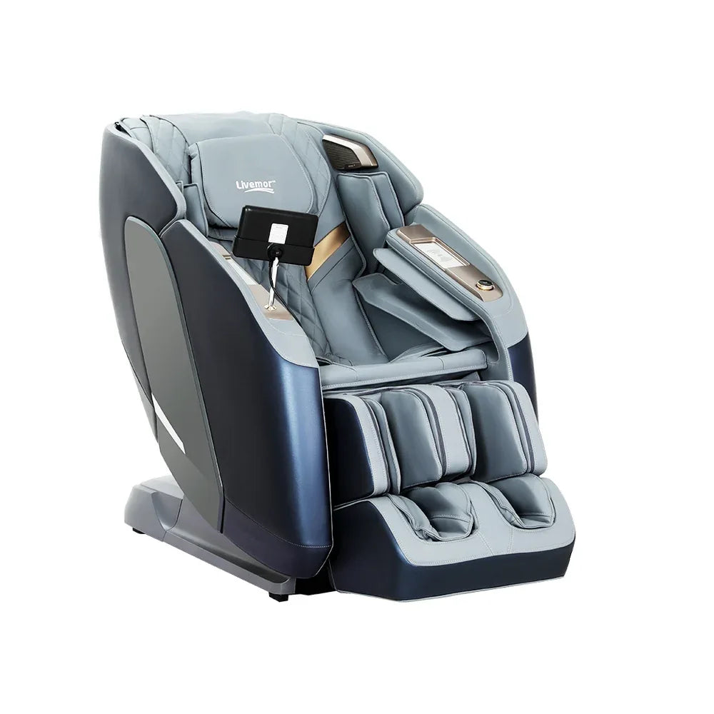 Livemor 4D Massage Chair Electric Recliner Double Core Mechanism Massager Melisa - Mekamart Australia