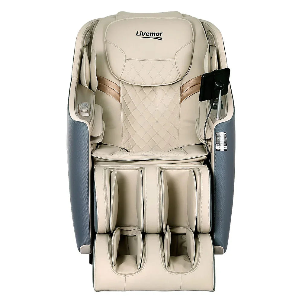 Livemor Massage Chair Electric Recliner Home Massager 3D Opal - Mekamart Australia