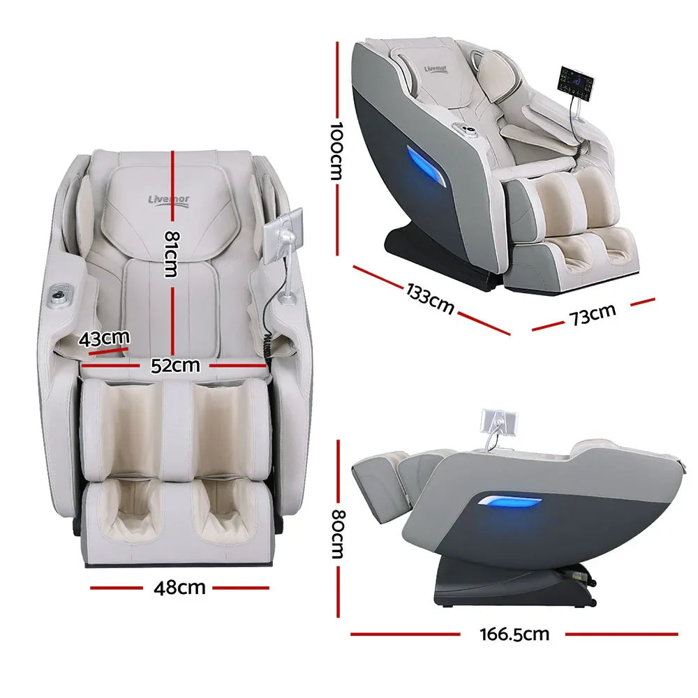Livemor Massage Chair Electric Recliner Home Massager Brisa - Mekamart Australia