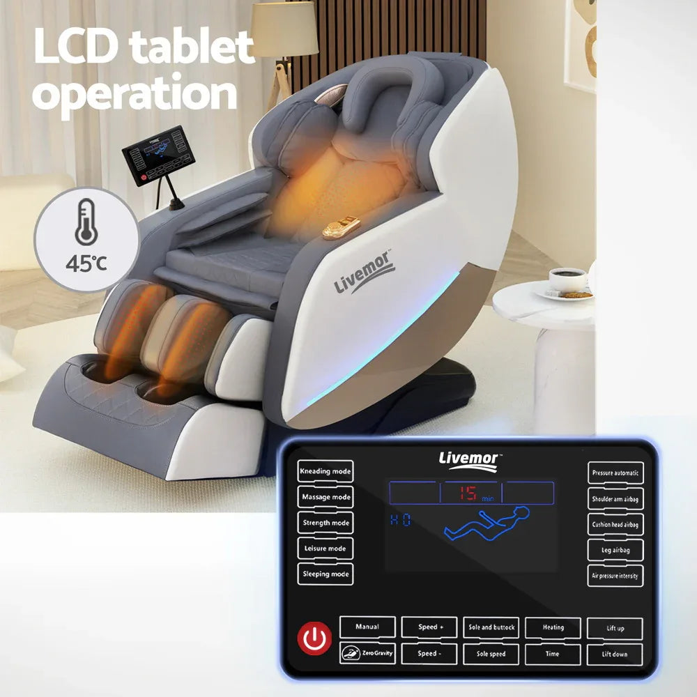 Livemor Massage Chair Electric Recliner Home Massager Beryl - Mekamart Australia