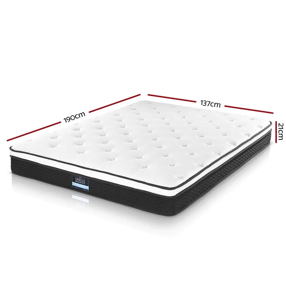Giselle Bedding 21cm Mattress Euro Top Double - Mekamart Australia