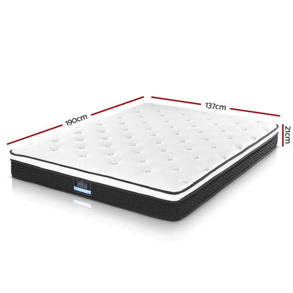 Giselle Bedding 21cm Mattress Euro Top Double - Mekamart Australia