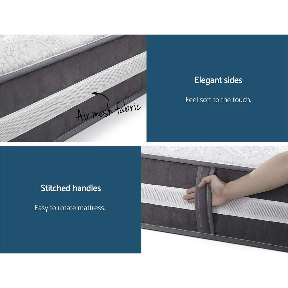 Giselle Bedding 30cm Mattress Pocket Spring Double - Mekamart Australia