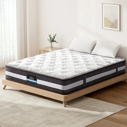 Giselle Bedding 30cm Mattress Pocket Spring King - Mekamart Australia