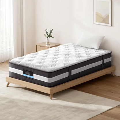 Giselle Bedding 30cm Mattress Pocket Spring King Single - Mekamart Australia