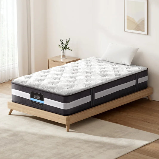 Giselle Bedding 30cm Mattress Pocket Spring King Single - Mekamart Australia