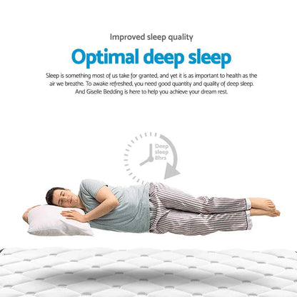 Giselle Bedding 21cm Mattress Pillow Top Single - Mekamart Australia