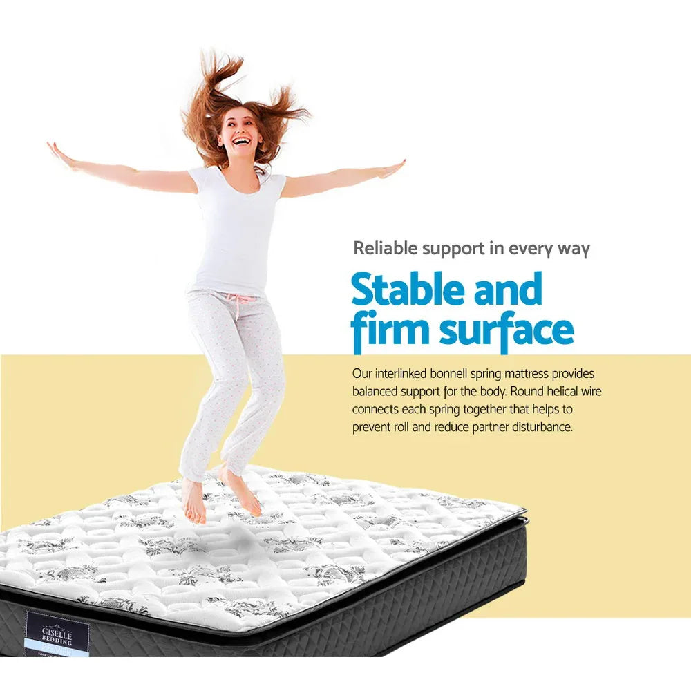 Giselle Bedding 24cm Mattress Pillow Top King - Mekamart Australia