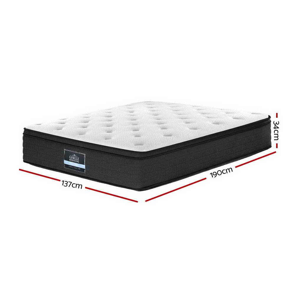 Giselle Bedding 34cm Mattress Euro Top Double - Mekamart Australia