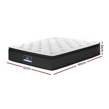 Giselle Bedding 34cm Mattress Euro Top Double - Mekamart Australia